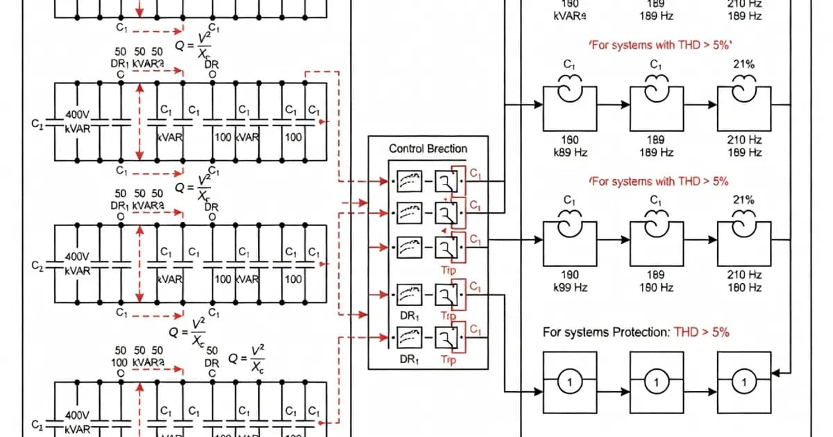 Capacitor Bank Sizing and Detuned Reactor Selection