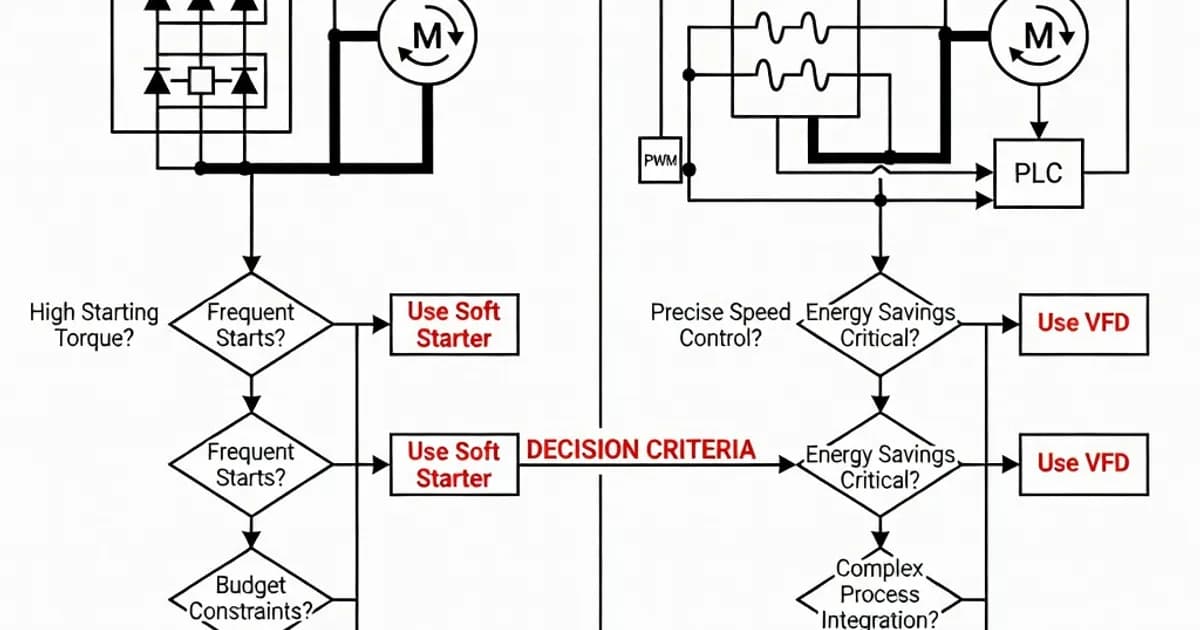 Soft Starter vs VFD: When to Use Which