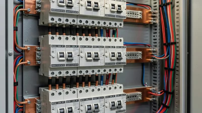 Moulded Case Circuit Breakers (MCCB) in Motor Control Center (MCC)