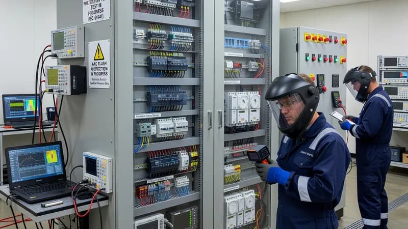 Power Control Center (PCC) — Arc Flash Protection (IEC 61641)