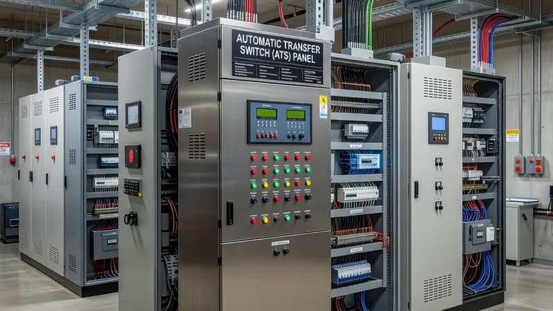 Automatic Transfer Switch (ATS) Panel for Commercial Buildings
