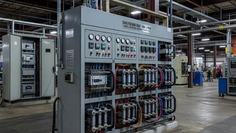 Capacitor Bank Panel for Industrial Manufacturing