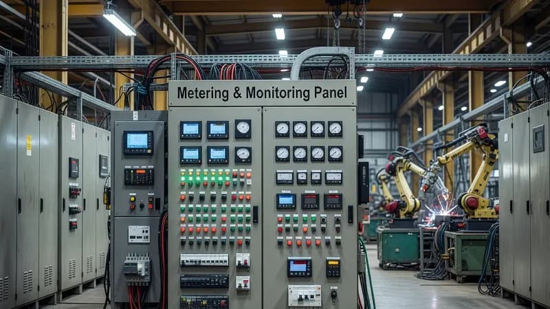 Metering & Monitoring Panel for Industrial Manufacturing
