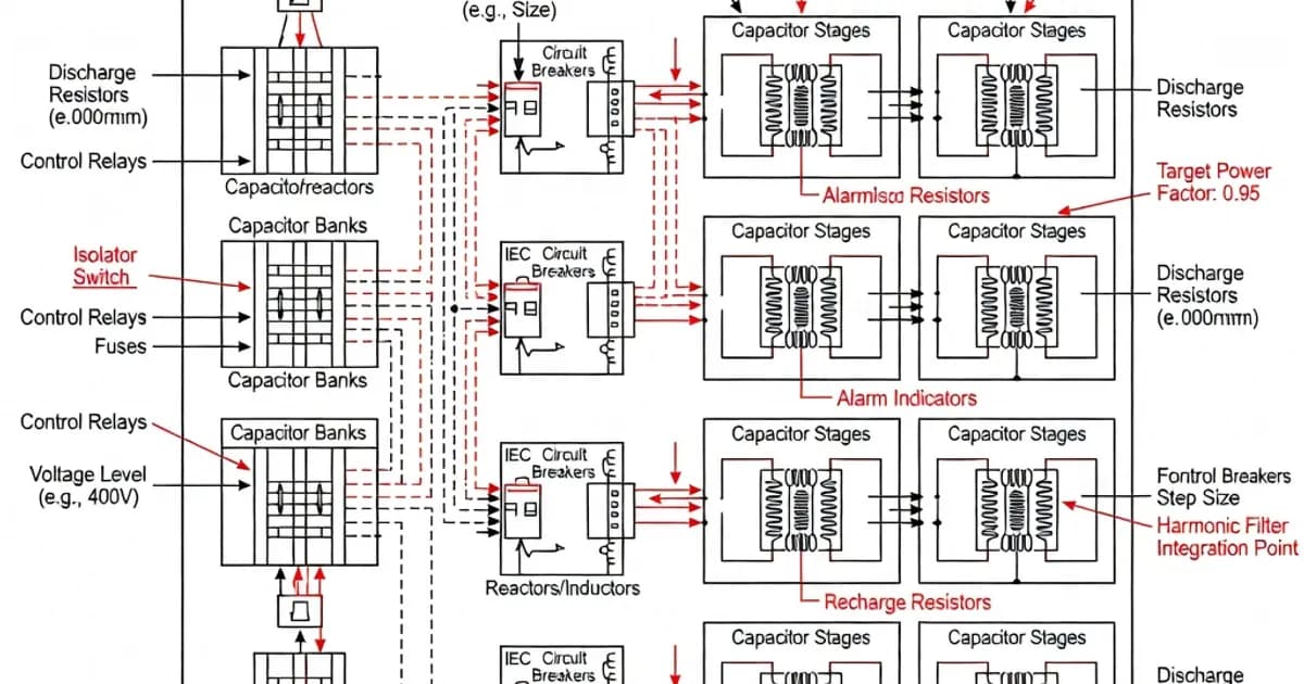 Power Factor Correction Panel Design and Sizing